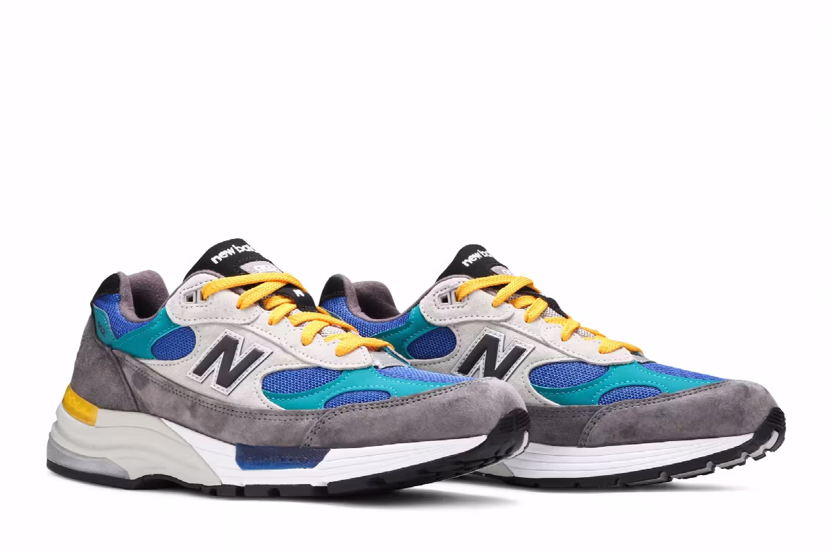 New Balance 992 Made in USA Colorblock, view 9