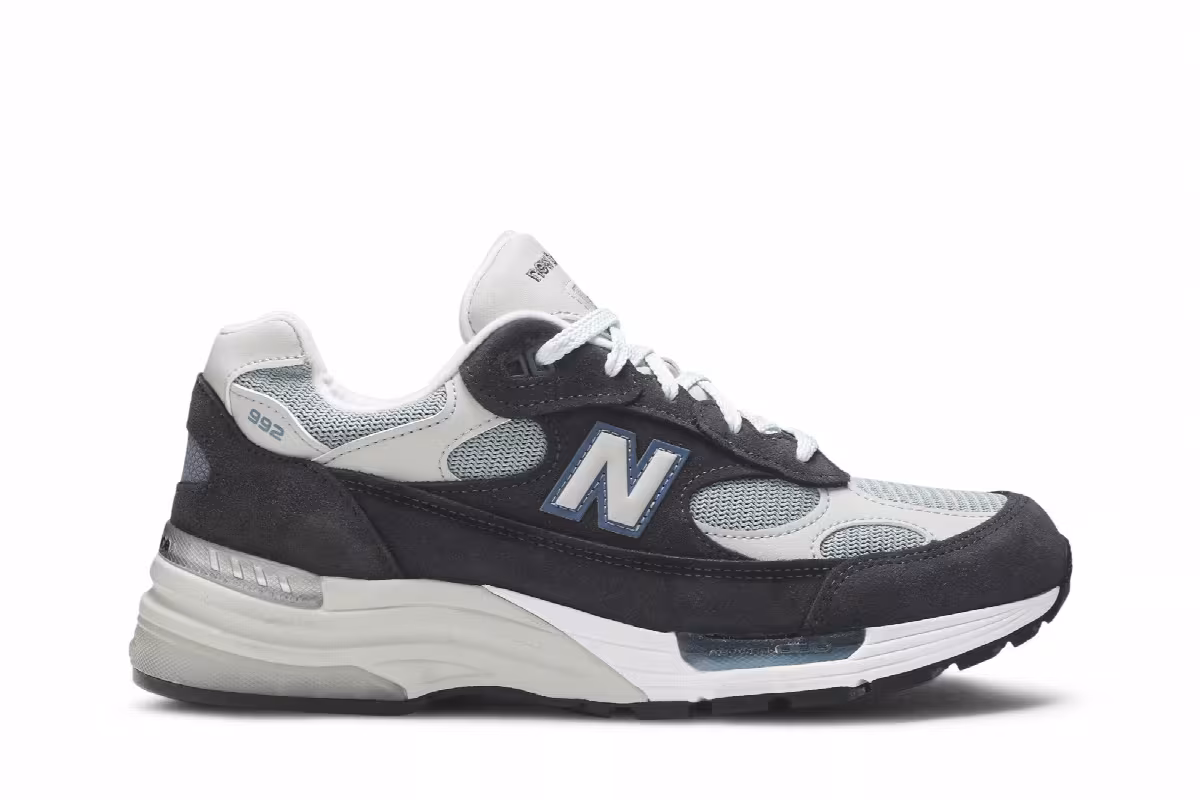 Kith x New Balance 992 Made in USA Steel Blue, view 2