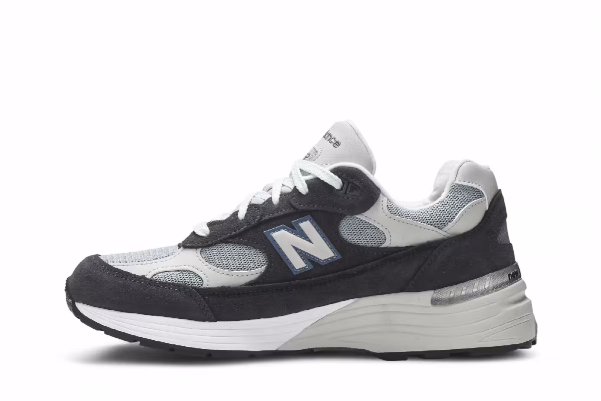 Kith x New Balance 992 Made in USA Steel Blue, view 4