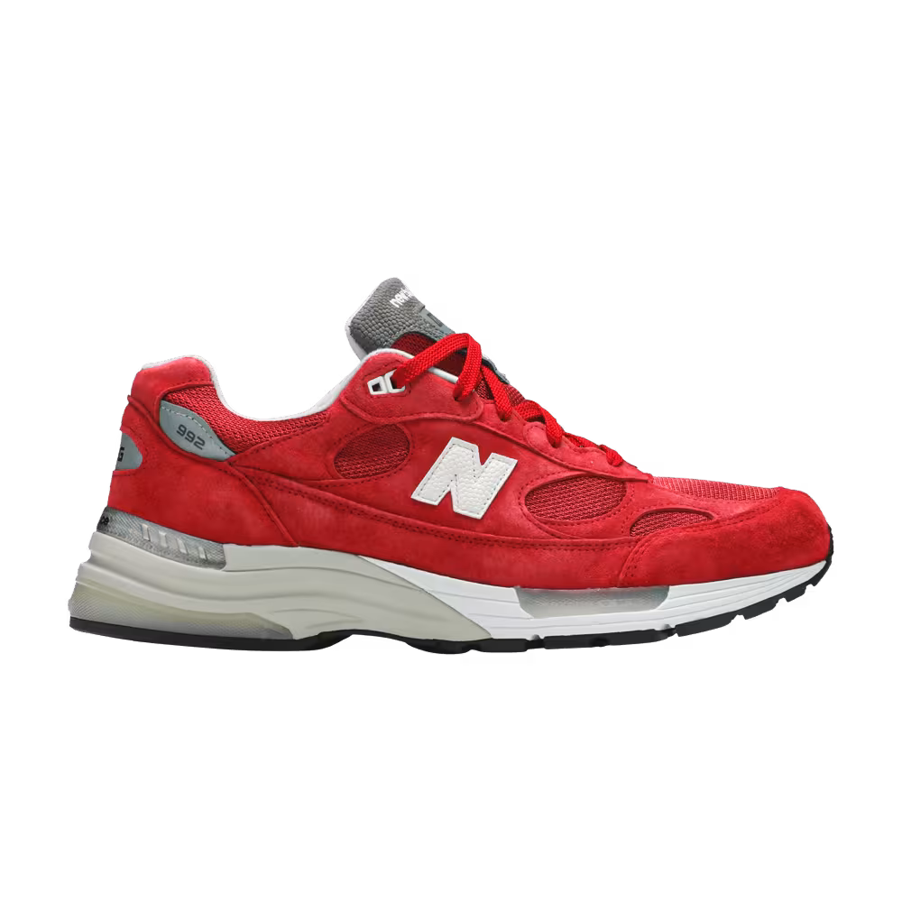 Kith x New Balance 992 Made in USA Kithmas Collection - Team Red