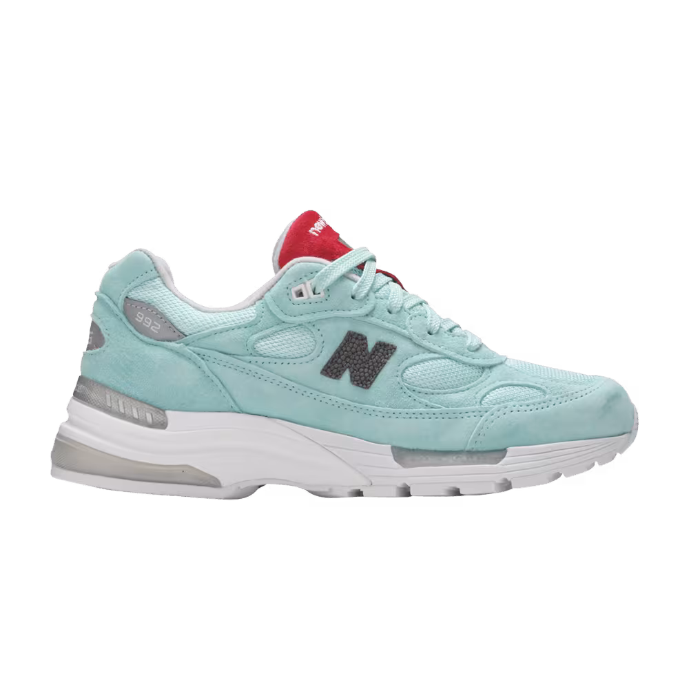 Kith x New Balance 992 Made in USA Kithmas Collection - Light Reef