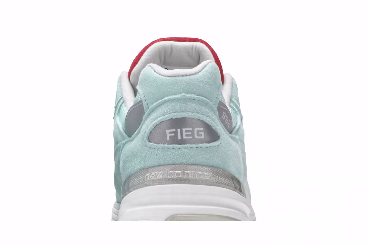 Kith x New Balance 992 Made in USA Kithmas Collection - Light Reef, view 8