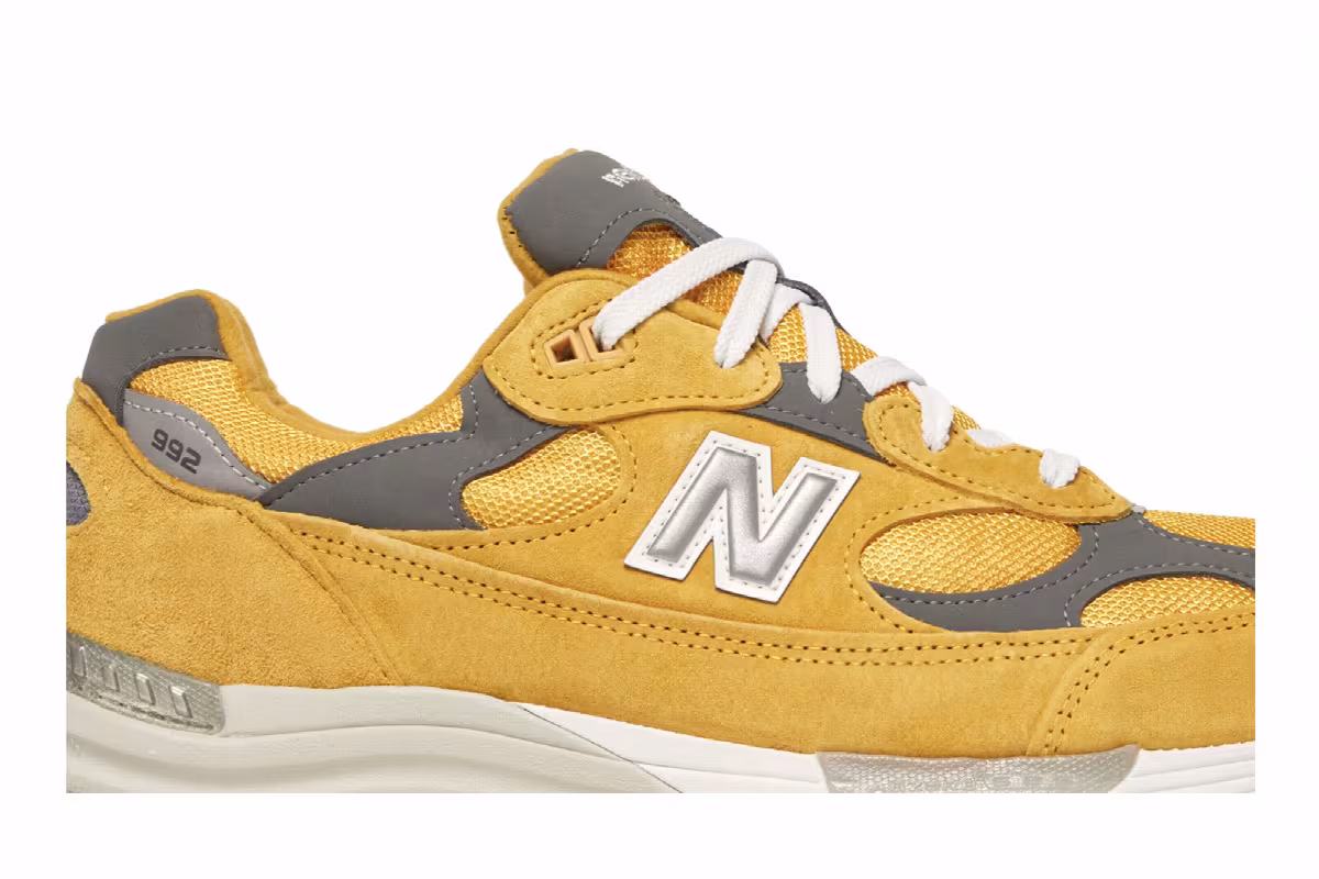 New Balance 992 Made in USA Gold Cream, view 3