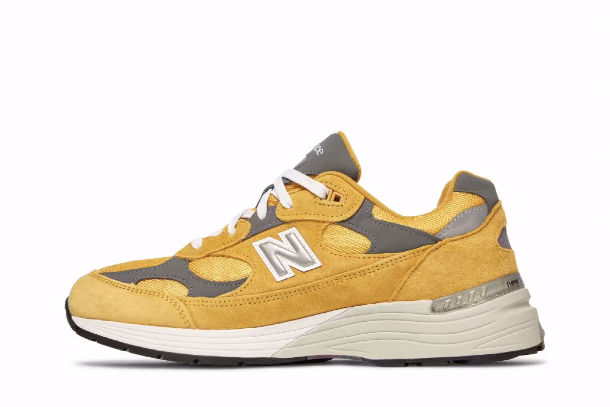 New Balance 992 Made in USA Gold Cream, view 4