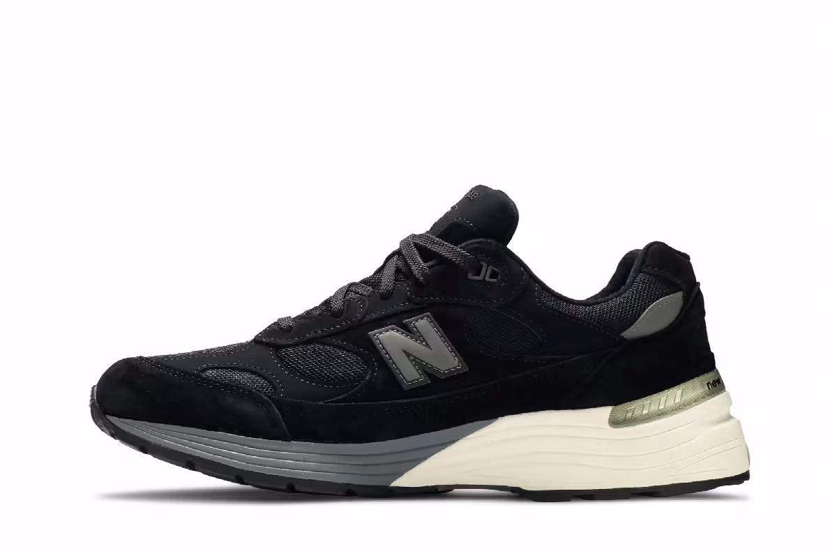 New Balance 992 Made in USA Black Grey, view 4