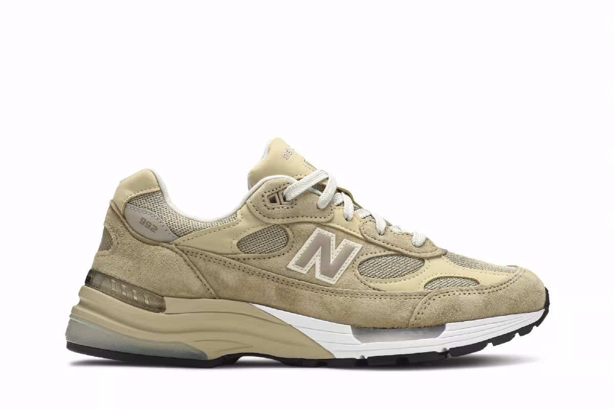 New Balance 992 Made in USA Tan, view 2