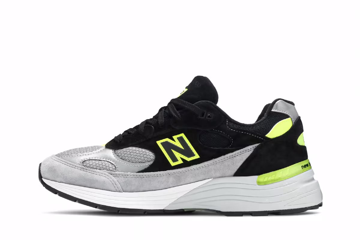 New Balance 992 Made in USA Grey Volt, view 4