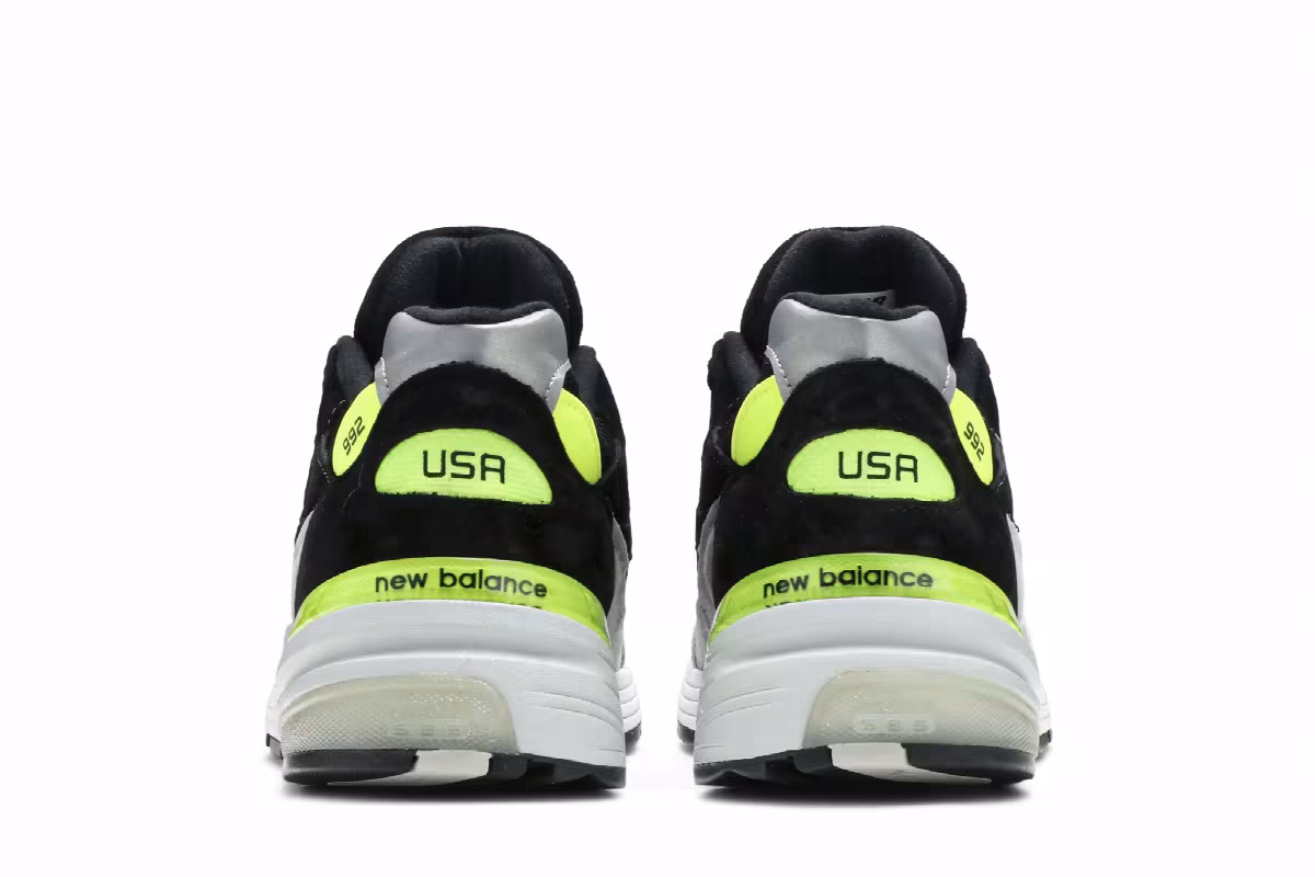 New Balance 992 Made in USA Grey Volt, view 7