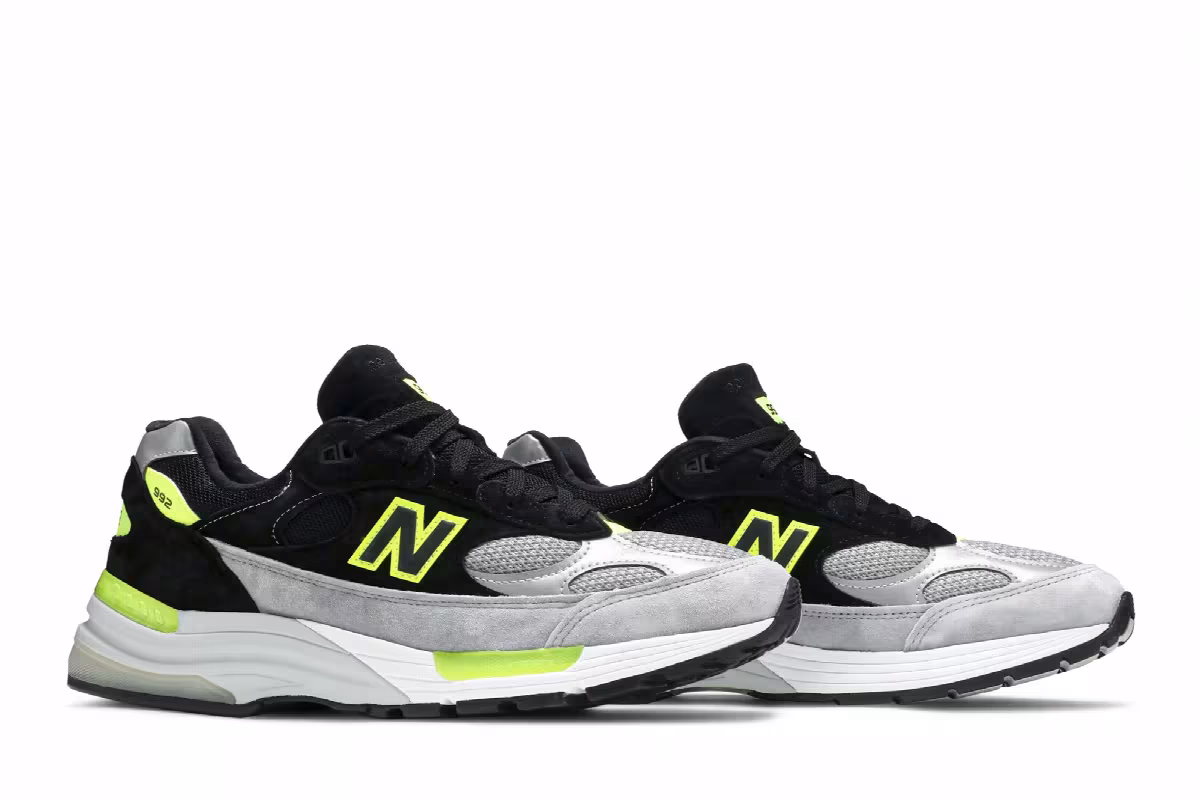 New Balance 992 Made in USA Grey Volt, view 9