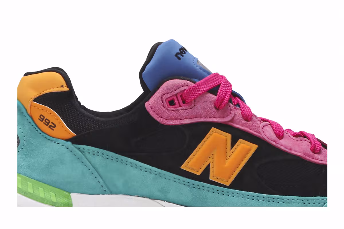 New Balance 992 Made in USA Tidepool Pink, view 3