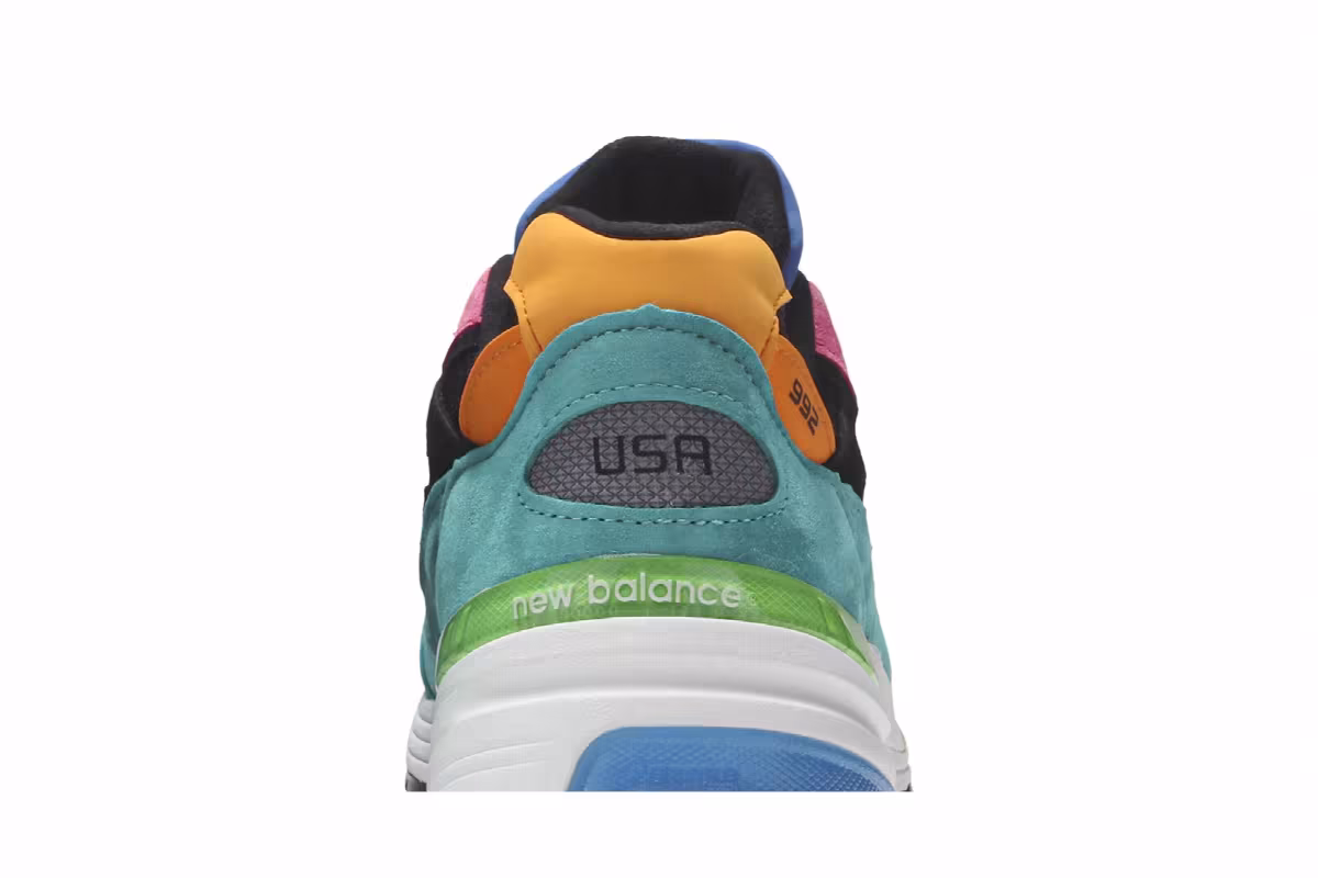 New Balance 992 Made in USA Tidepool Pink, view 8