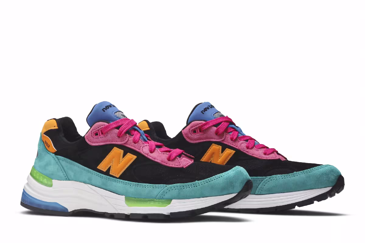 New Balance 992 Made in USA Tidepool Pink, view 9
