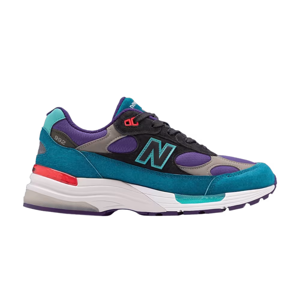 New Balance 992 Made in USA Purple Teal
