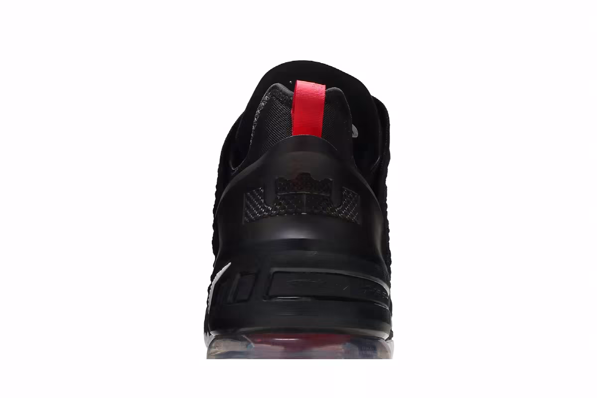 Nike LeBron 18 Black University Red, view 8