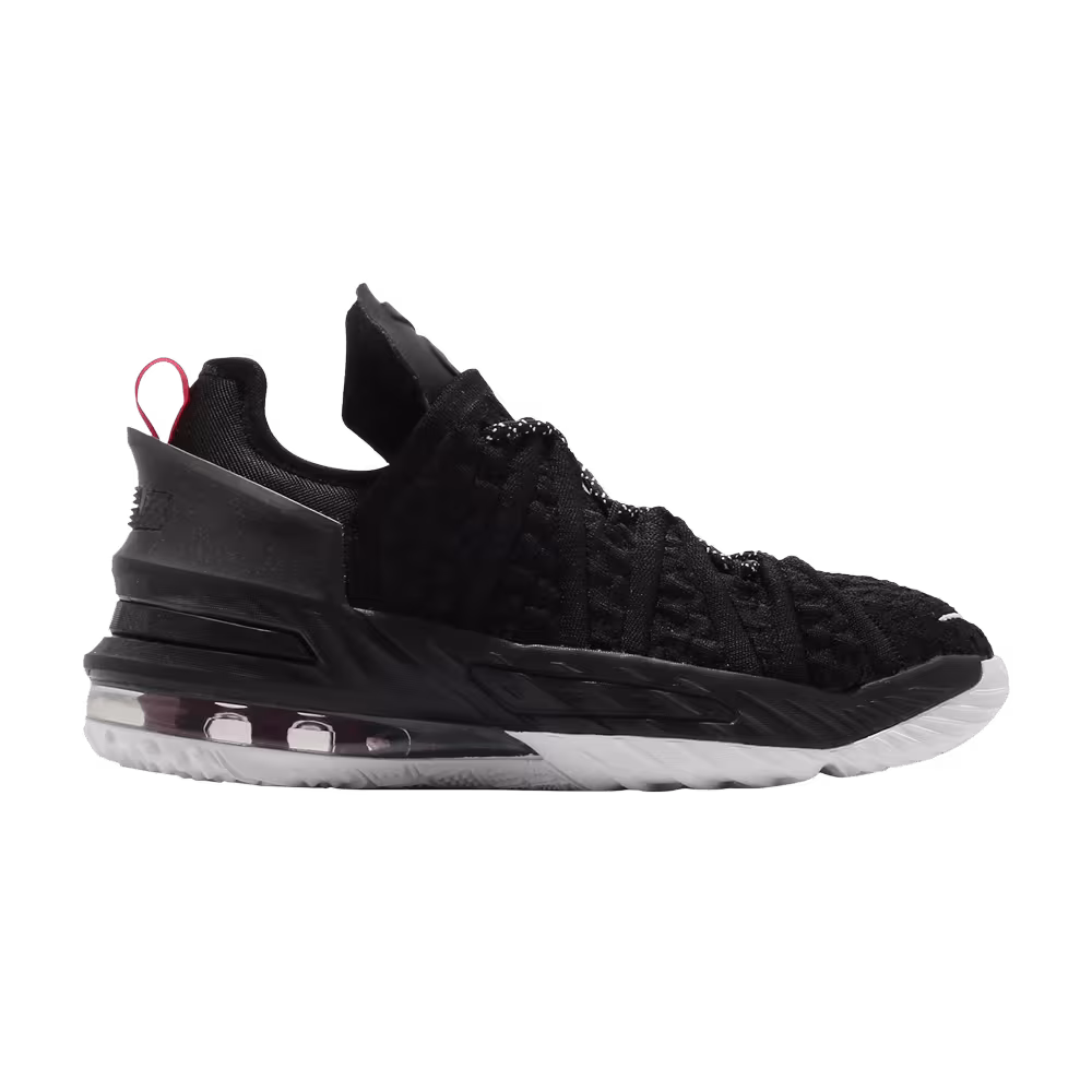 Nike LeBron 18 GS Black University Red