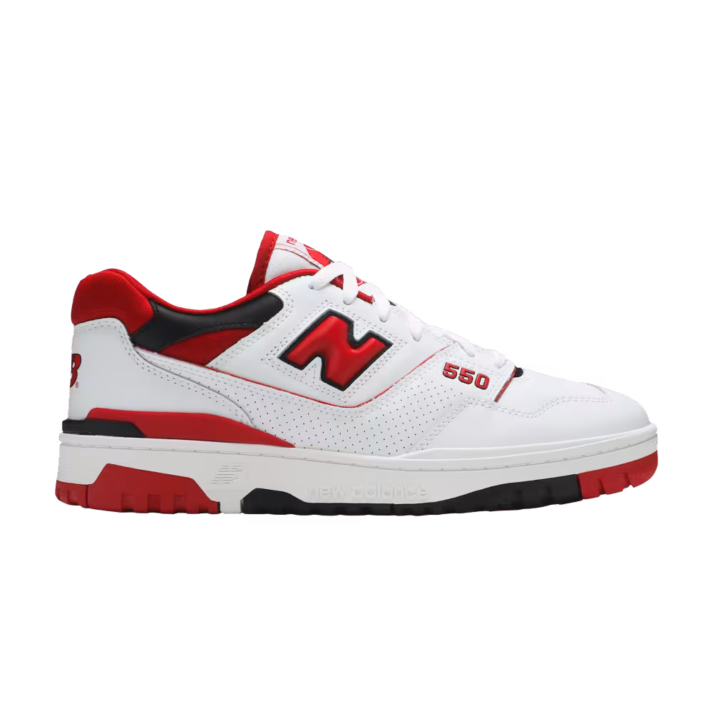 New Balance 550 White Team Red