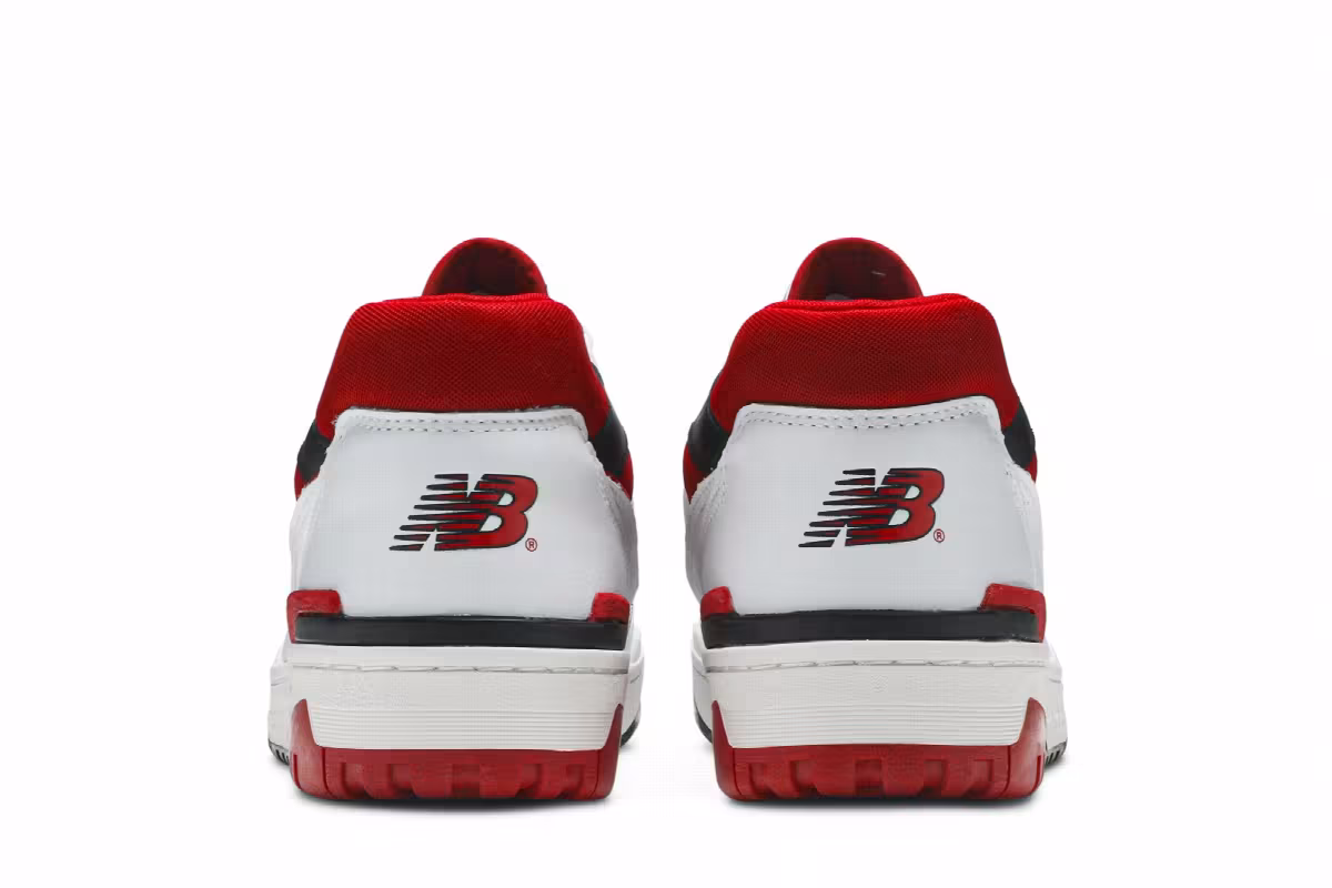 New Balance 550 White Team Red, view 7