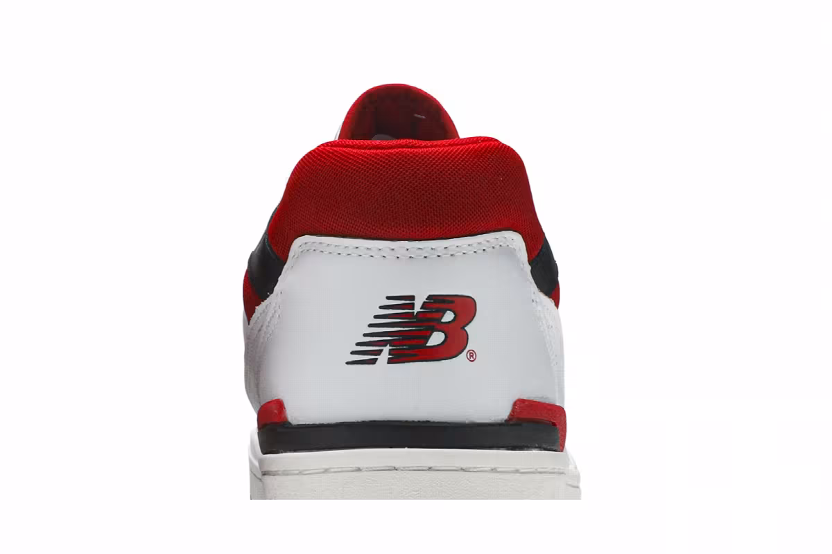 New Balance 550 White Team Red, view 8