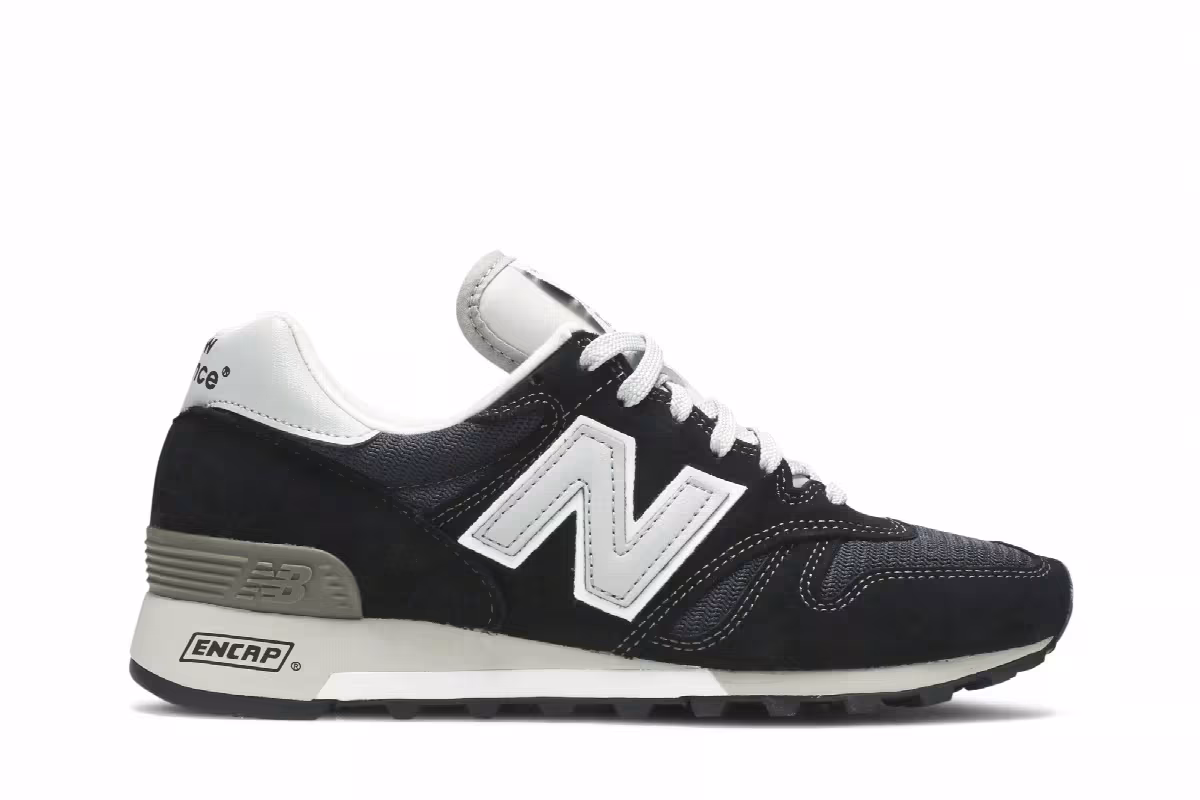 New Balance 1300 Made In USA Black Grey, view 2