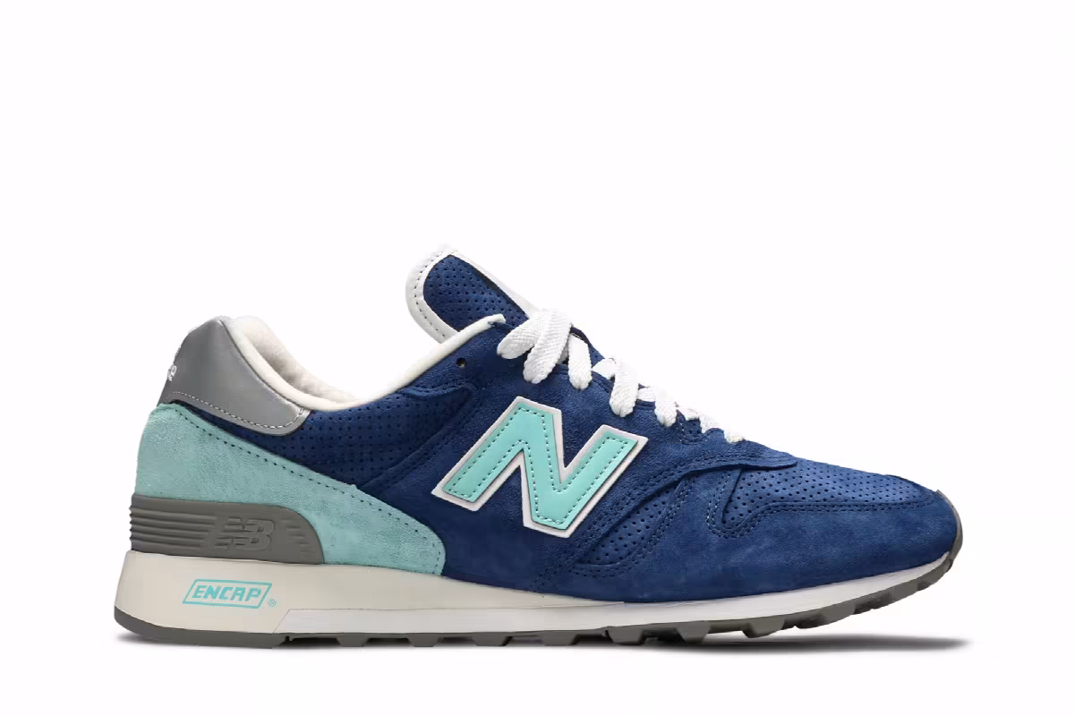 New Balance 1300 Made In USA Blue Teal, view 2