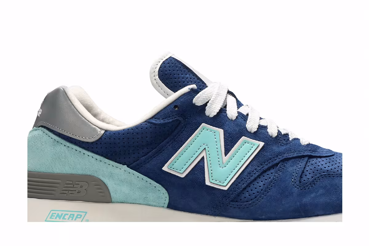 New Balance 1300 Made In USA Blue Teal, view 3