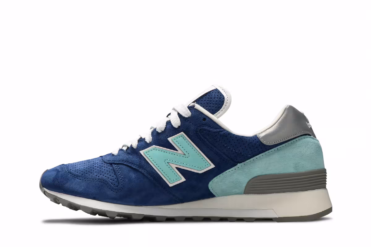 New Balance 1300 Made In USA Blue Teal, view 4