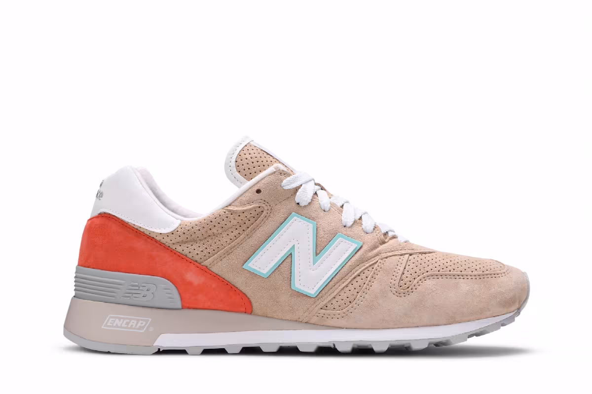 New Balance 1300 Made In USA Tan Orange, view 2