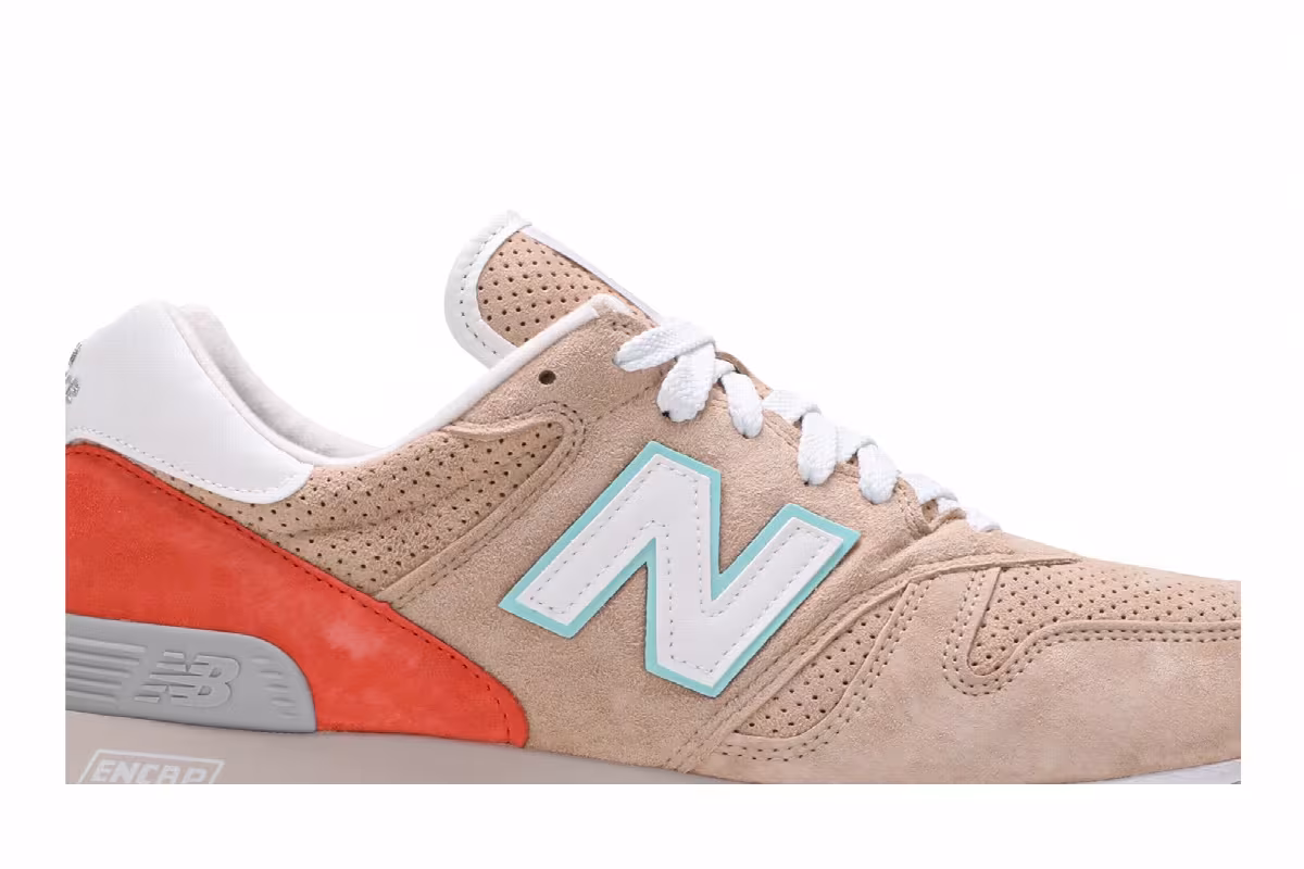 New Balance 1300 Made In USA Tan Orange, view 3