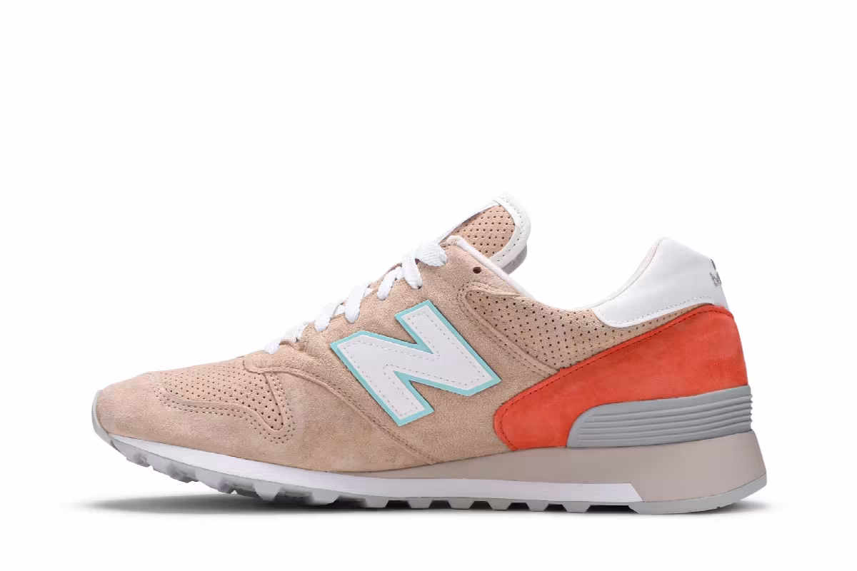 New Balance 1300 Made In USA Tan Orange, view 4