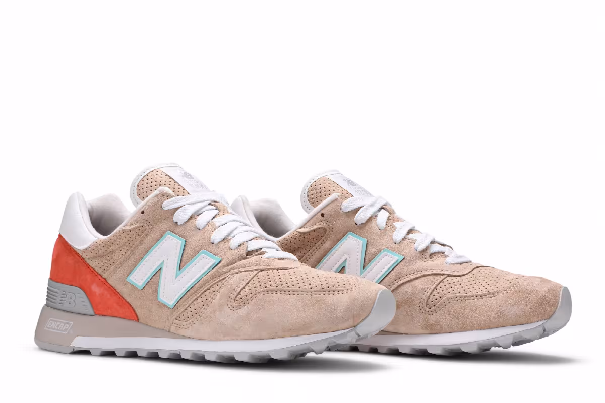 New Balance 1300 Made In USA Tan Orange, view 9