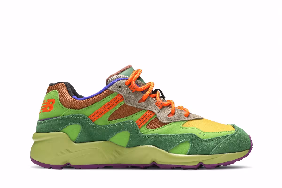 Atmos x New Balance 850 Brown Green, view 2