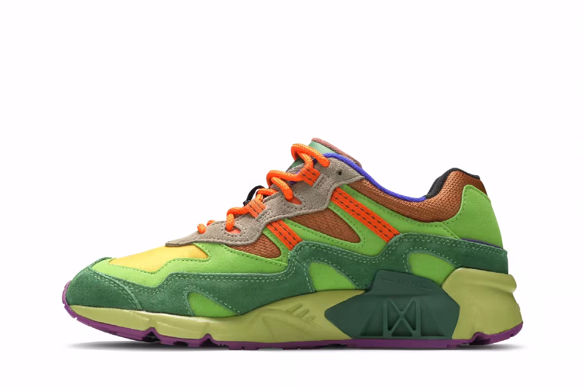Atmos x New Balance 850 Brown Green, view 4