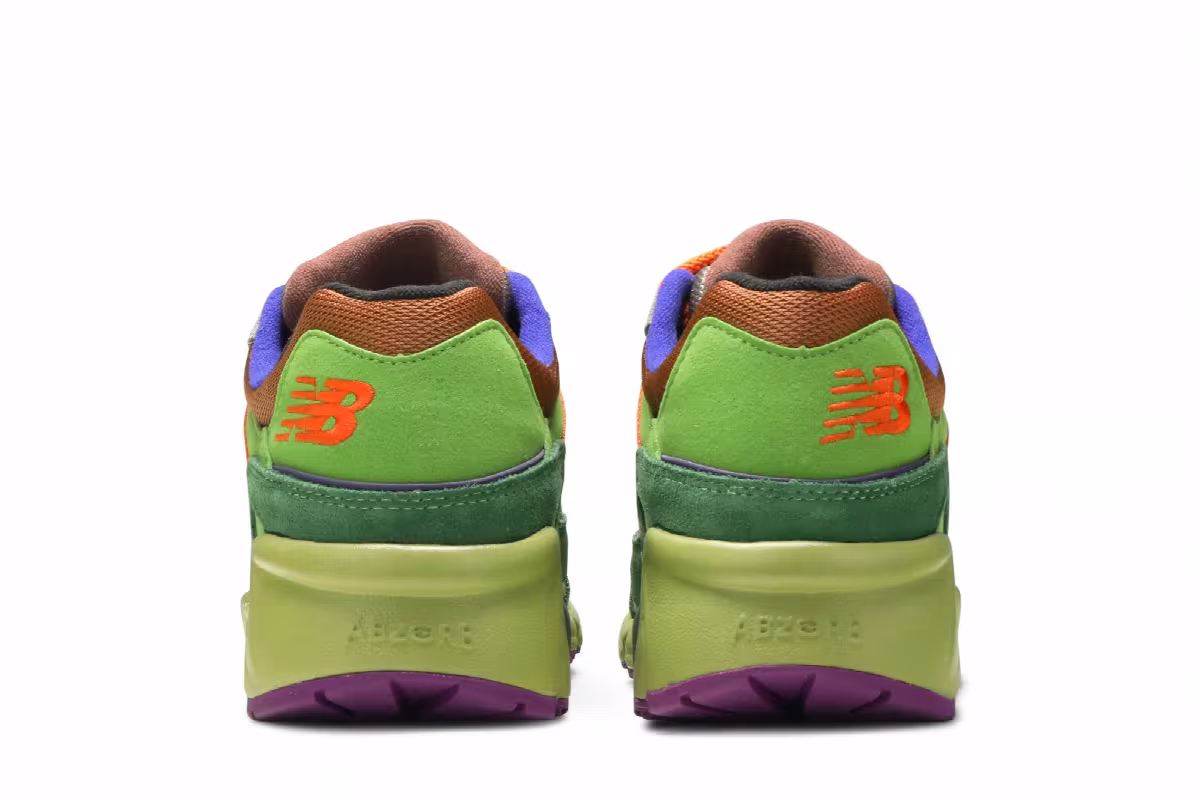 Atmos x New Balance 850 Brown Green, view 7