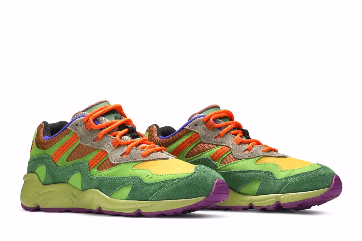 Atmos x New Balance 850 Brown Green, view 9