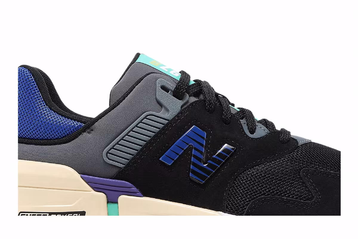 New Balance 997S Black Dazzling Blue, view 3