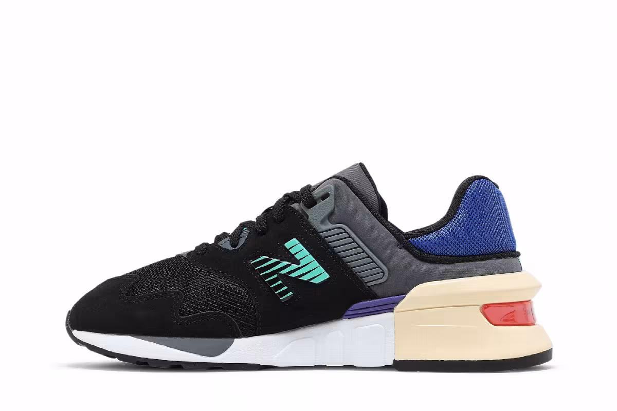 New Balance 997S Black Dazzling Blue, view 4