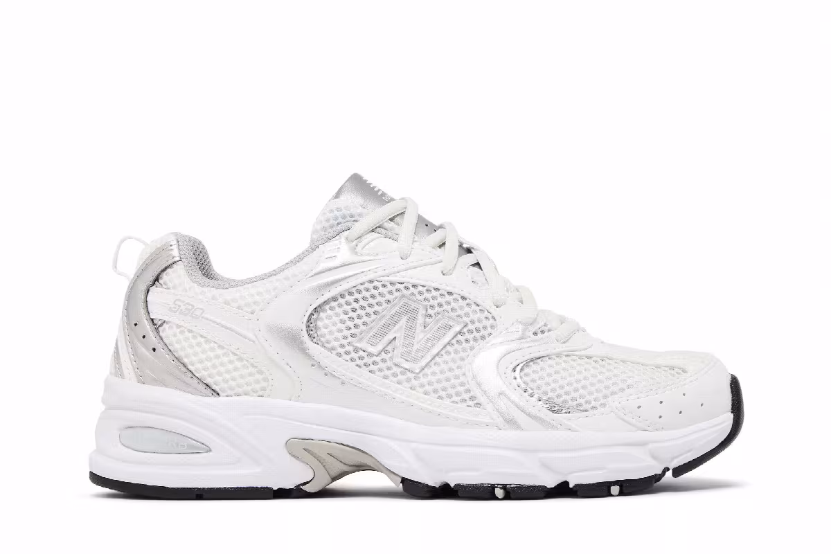 New Balance 530 White Silver, view 2