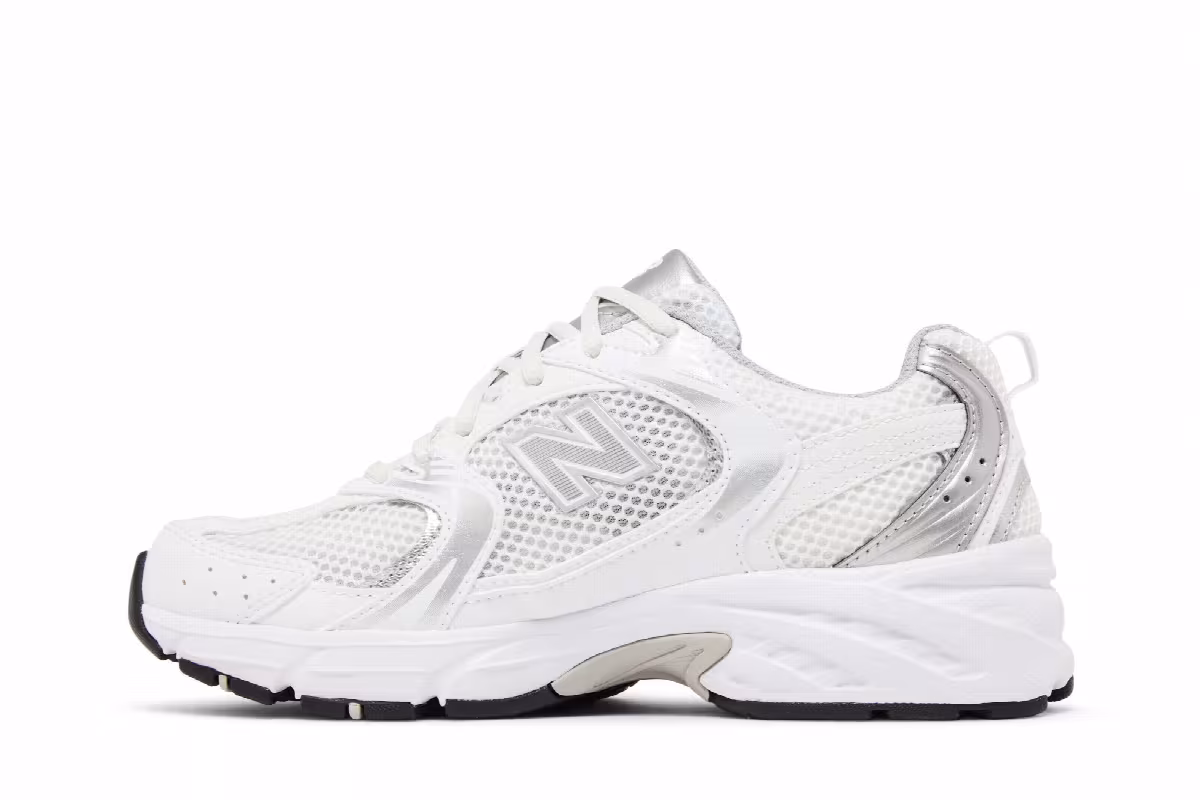New Balance 530 White Silver, view 4