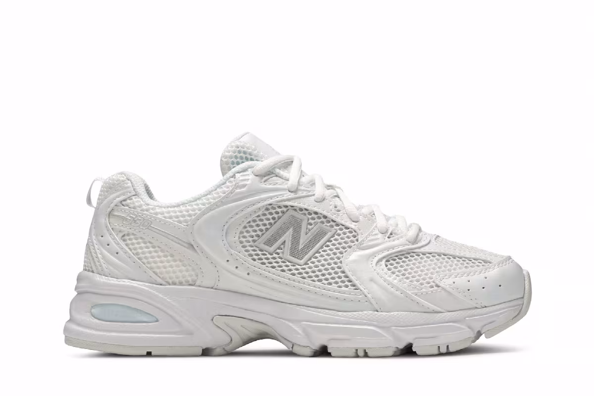 New Balance 530 White Silver Metallic, view 2