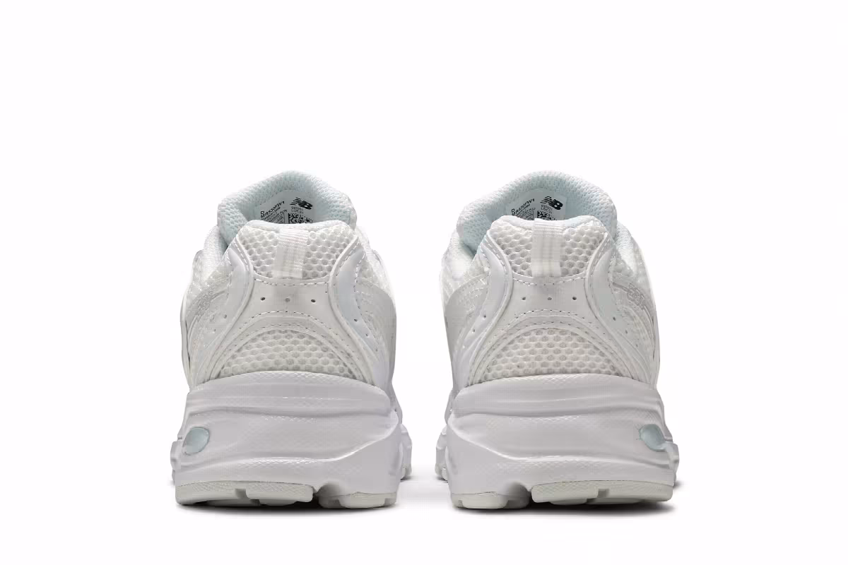 New Balance 530 White Silver Metallic, view 7