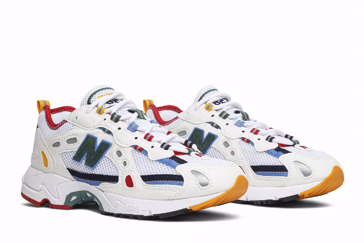 Aimé Leon Dore x New Balance 827 White, view 9