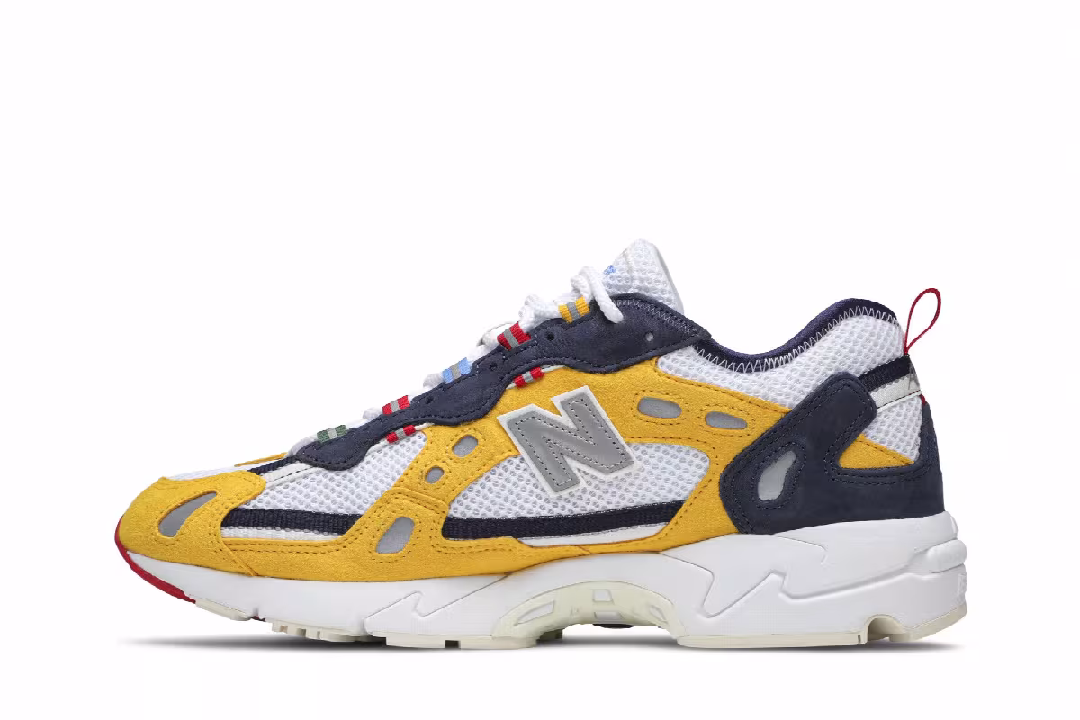 Aimé Leon Dore x New Balance 827 Yellow, view 4