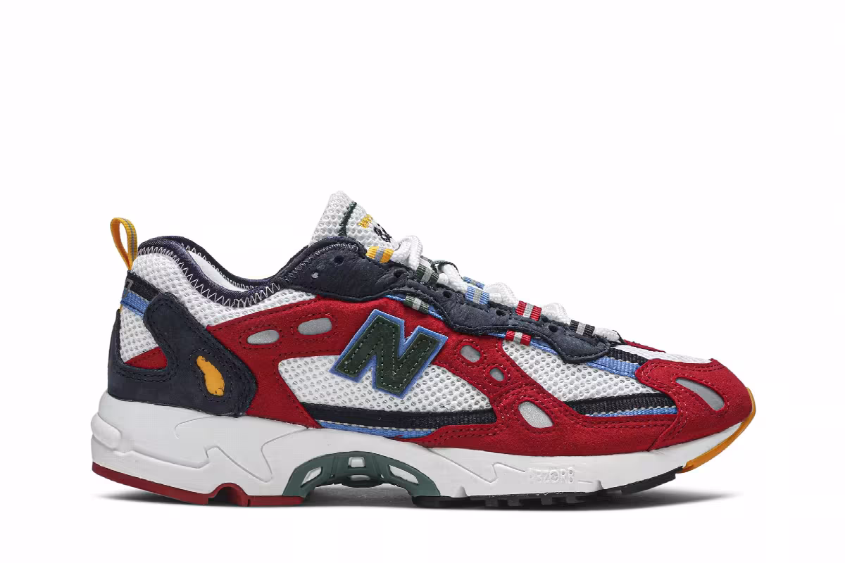 Aimé Leon Dore x New Balance 827 Red, view 2