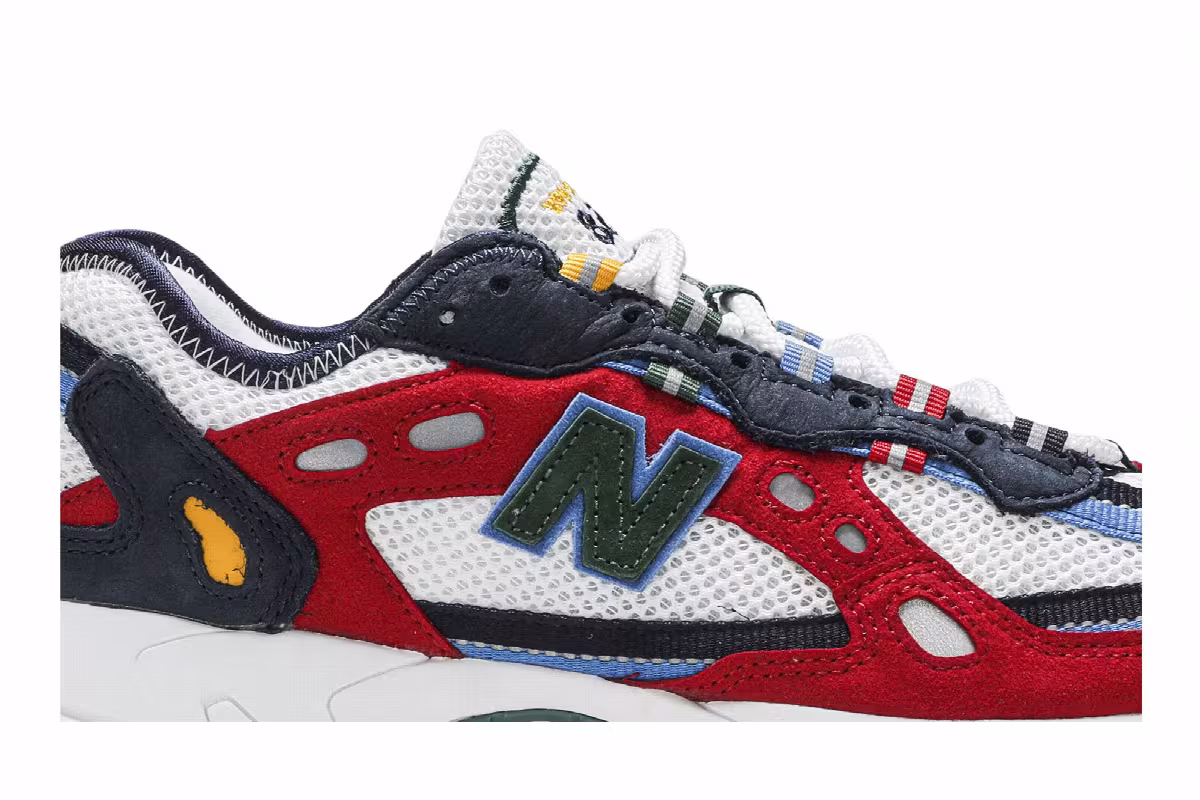 Aimé Leon Dore x New Balance 827 Red, view 3