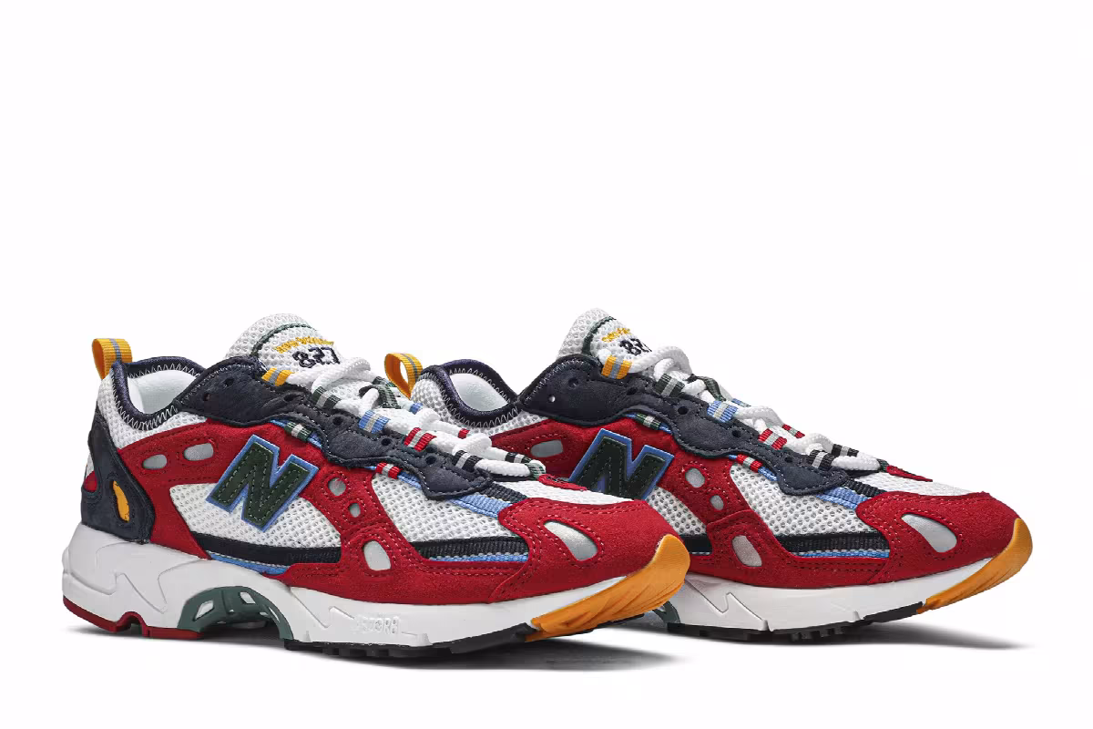 Aimé Leon Dore x New Balance 827 Red, view 9