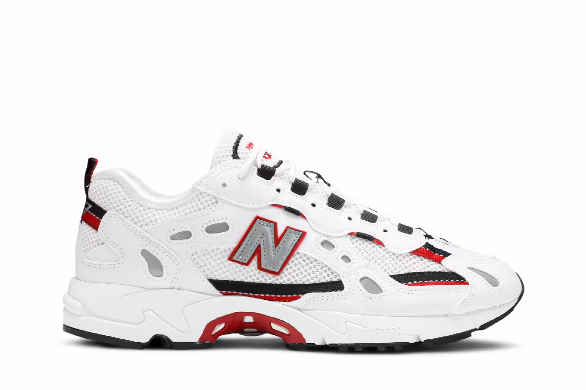 New Balance 827 White Red, view 2
