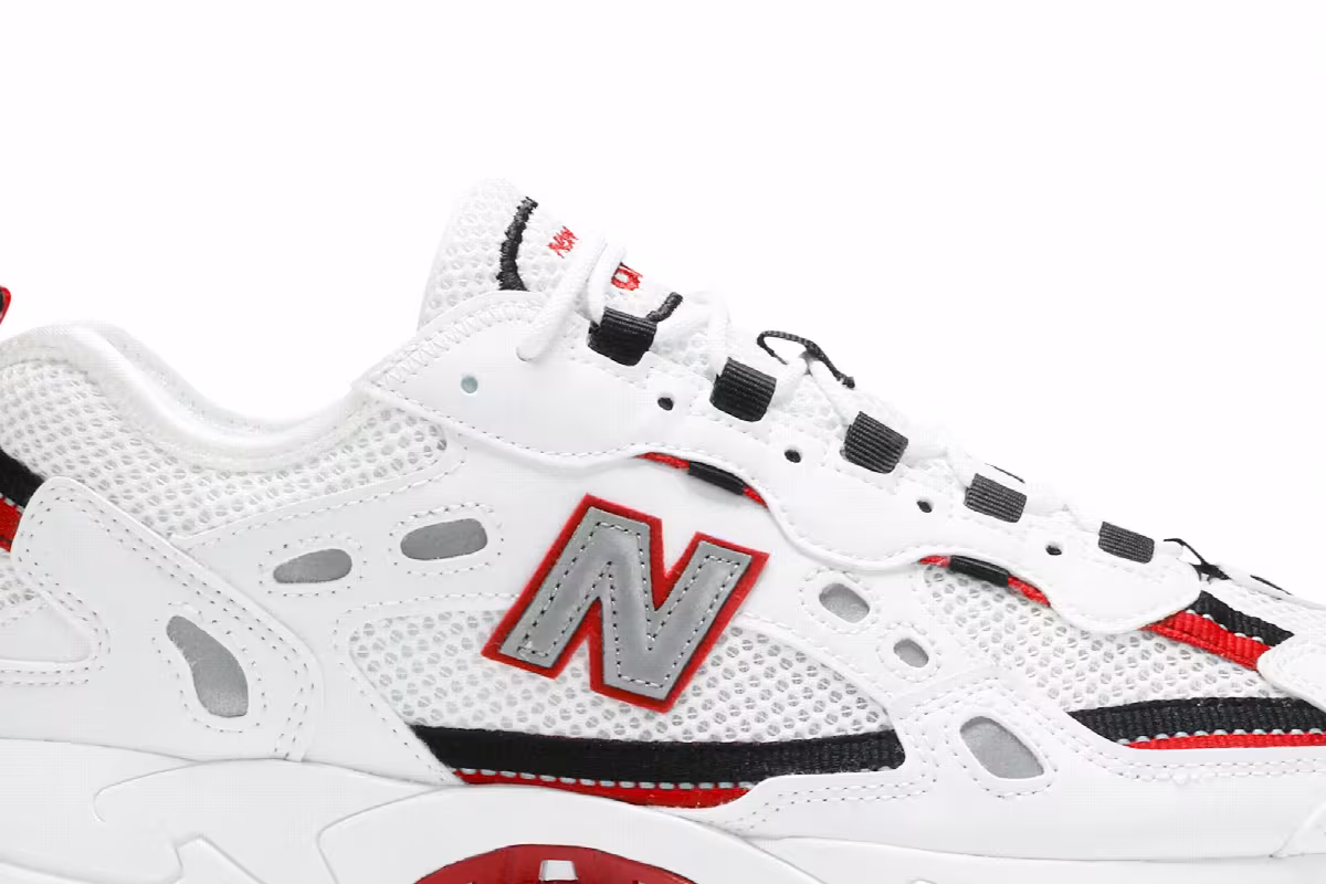 New Balance 827 White Red, view 3
