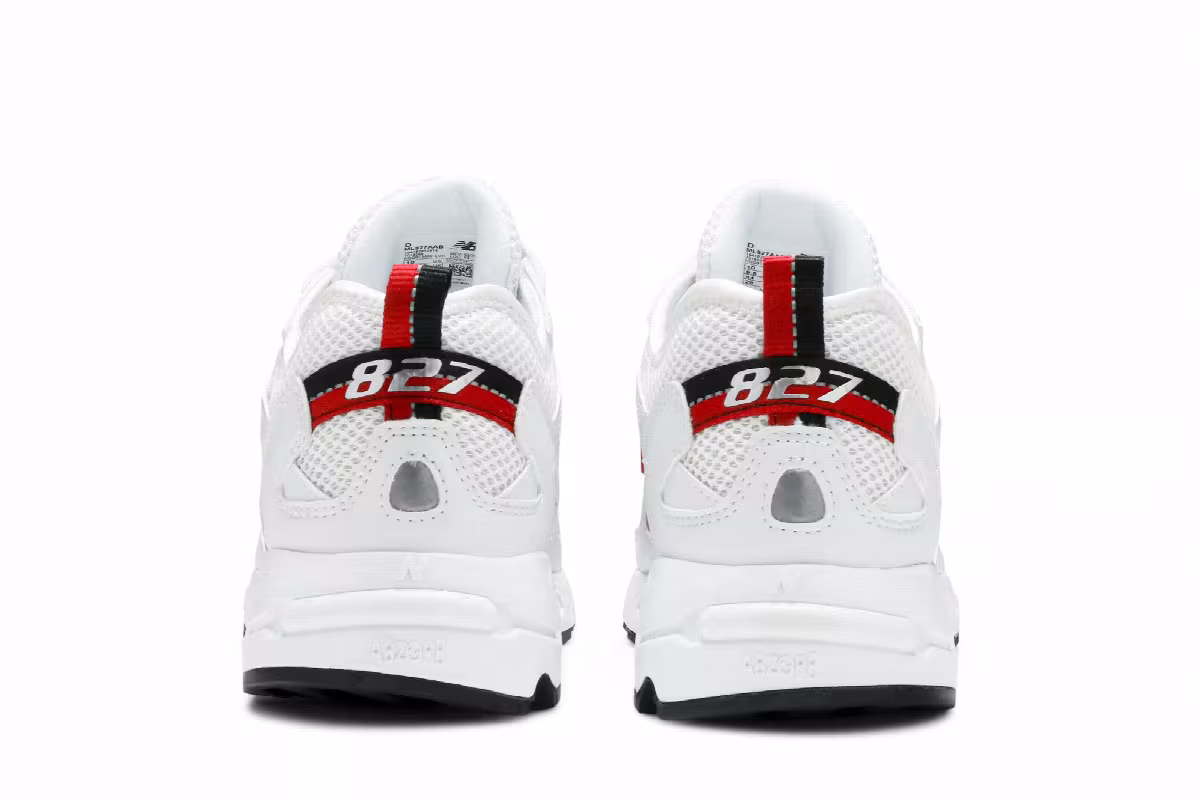 New Balance 827 White Red, view 7