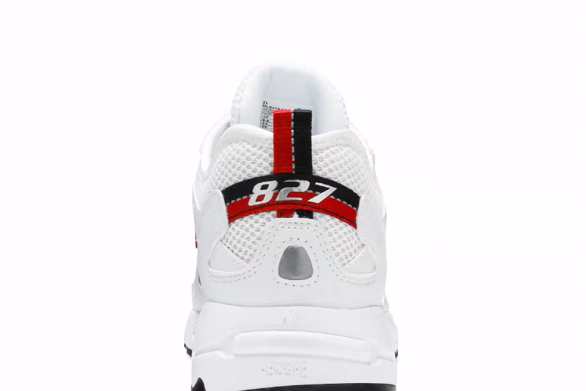 New Balance 827 White Red, view 8