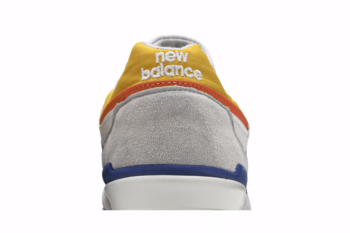 New Balance 997 Made In USA Grey Orange, view 8
